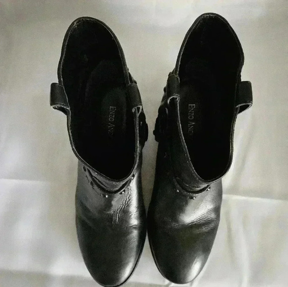 Enzo Angiolini black leather boots. Not‎ new woman's size 7.5 Great condition - Picture 4 of 4